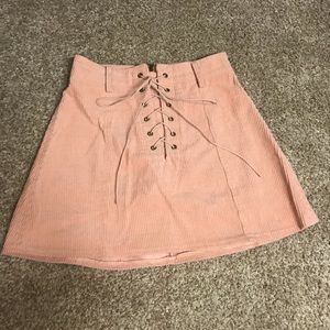 LF pink skirt